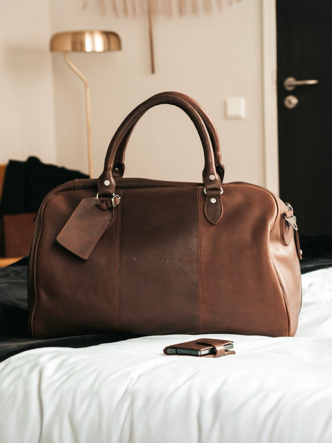 Pánská kožená cestovní taška The Chesterfield Brand Liam – hnědá